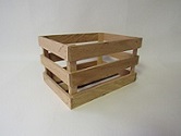 Item No. 1005: Handcrafted 1/4 Bushel Field Crate, Cedar, Qty: 1