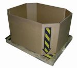 #1160: Plain Kraft Bulk Bin w/ Safety Arrow, Qty: 40