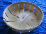 Item No. 1435: 11 1/4" Wooden Fruit Basket, Case Quantity: 50