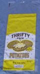 Item No. 145  Potato plastic Bag,  "Thrifty Pack", 20 lb., 750 pack