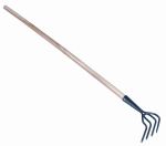 Item No. 373 cultivator, 4 tine, long handle,