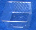 #411  Quart Plastic Berry Till, clear, rounded edge, 1000 pack