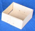 #467  1/2 Pint Wood Berry Till, square, manual assembly, 1000 pack