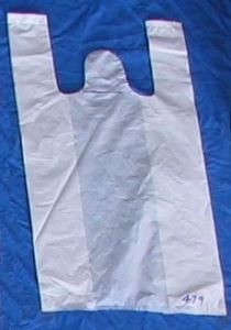 Item No. 479  T-Shirt Poly Bag, White, heavy-duty, 2,000 pack