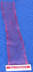 #484 Soft Mesh Poly Bag, red, 5 lbs., 1000 pack