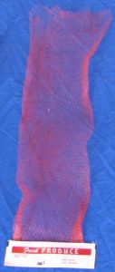 #485 Soft Mesh Poly Bag, orange, 5 lbs., 1000 pack