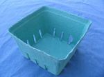 #498: Quart Pulp Berry Till/Basket, Biodegradable, light green, Qty: 250