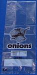 #521  Tubular Vented Onion Bag, clear, 3#, 1000 pack