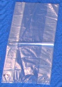 item No. 592  Poly Basket/Bucket Liner, clear, 1 peck, 500 pack