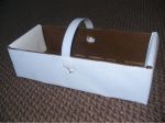 #724: 5 Quart Wet-proof Courrugated Berry Basket, with handle, Vented, Qty: 500