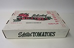 #725  Cover for Carton #778, "Selected Tomatoes", white, 700 pack