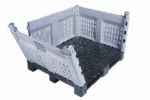 Item # 758  Bulk Container, plastic, removable walls