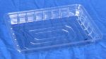 #791  Rectangle Tray, clear plastic, 1,000 pack