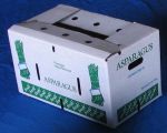 #882  Bulk 30 Lb. Cascaded Wax Carton, "Asparagus", 280 pack
