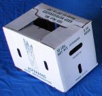 #894  Bulk Cascaded Wax Carton, "Asparagus", 600 pack