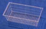 #920:  Quart Mesh Plastic Berry Till, white, Inquire for Qty and Pricing
