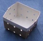 #950  1 Pint Container, Chipboard cardboard, white, 840 pack