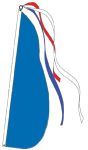 #P13B Solid Blue Feather Flag