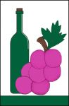 #P28WINEGRP Wine/Grapes Ex-Flag