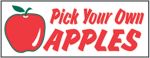 #P8APPPYOR "Pick Your Own Apples" 3 ft x 8 ft Banner