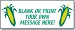 #P8BLNKCORN Customizable Banner with Corn Artwork