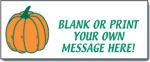 #P8BLNKPUM Customizable Banner with Pumpkin Artwork