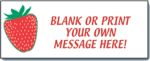 #P8BLNKSTRHD Customizable Heavy Duty Banner with Strawberry Artwork