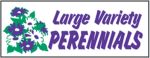 #P8PRNLGVARHD "Large Variety Perennials" 3 ft x 8 ft Heavy Duty Banner