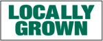 #P8LOCGRWN "Locally Grown" 3 ft x 8 ft Banner
