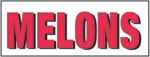 #P8MEL "Melons" 3 ft x 8 ft Banner