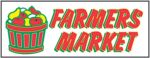 #P8MKTFARMS "Farmers Market" 3 ft x 8 ft Banner