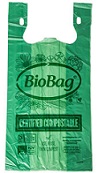 Item No 1012 20 lb Compostable T-Shirt Bag  500 pack