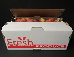 Item No 1026  Peach/Tomato Carton, Qty: 150