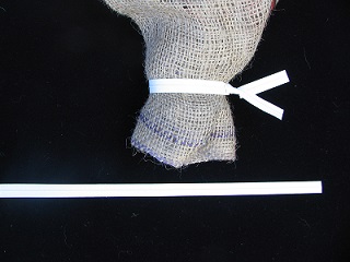 Item No 1035 Twist-Tie/Closures, Wire /Paper, White 12 inches long by 1/2 inches wide 1,000 pack