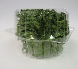 Item No 1036 1 1/2 Quart Hydroponic Lettuce/Herbs Hinge Container, 750 pack