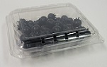 6 oz. Clear Vented Clamshell Produce / Berry Container - 552/Case