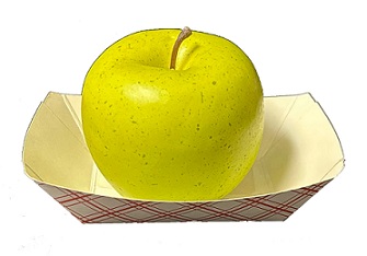 Item No 1050: 1/2 Pint Basket, White Grease-Resistant Paper 1,000 pack