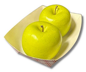 Item No 1052: 3/4 quart chipboard paper Tray (500 pack)