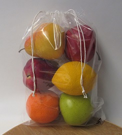 Item No 1057 draw cord bag, non-vented 1,000 pack
