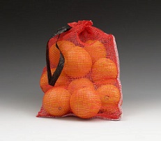 Item No 1075 5 lb Red Leno Mesh Poly Bag 500 pack