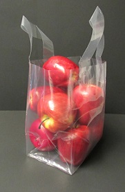 Item No 1099  1/2 Peck Clear Tote Bag, 200 pack