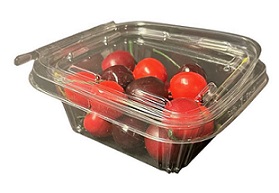 Item No 1131: 3/4 pint, Tamper-evident clam hinge container, 240 pack