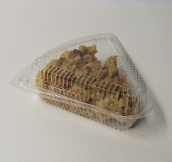 Item No 1151  Pie, Sandwich, Cake 1/6 Wedge Container 500 pack