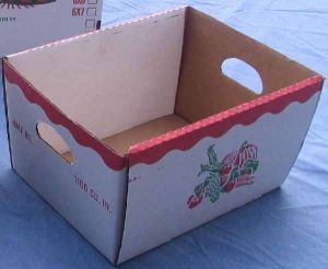 Item No 1209 One Bushel Corrugated Hamper Box, Qty: 100