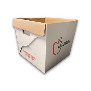 Item No 1209 One Bushel Corrugated Hamper Box, 100 pack