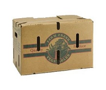 Item No 1211, 3/4 Bushel Produce Water Resistant, recyclable Carton, 560 pack