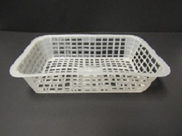 Item No 1251 Quart Plastic Mesh Till, White, 600 pack