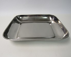 Item No 1266 Platter, deep  (platter only) for scale  #190 and #191