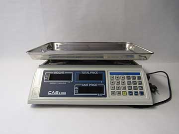 Item No 1265 60 lb Low Profile Price Computing Scale