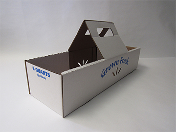 Item No 1286,  8 Quart Tray, Grab and Go Handle Box, 350 pack